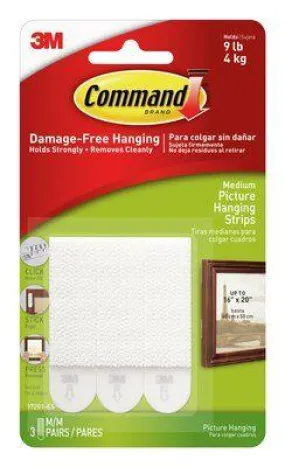 3M Command Medium Picture Hanging Strips 17201