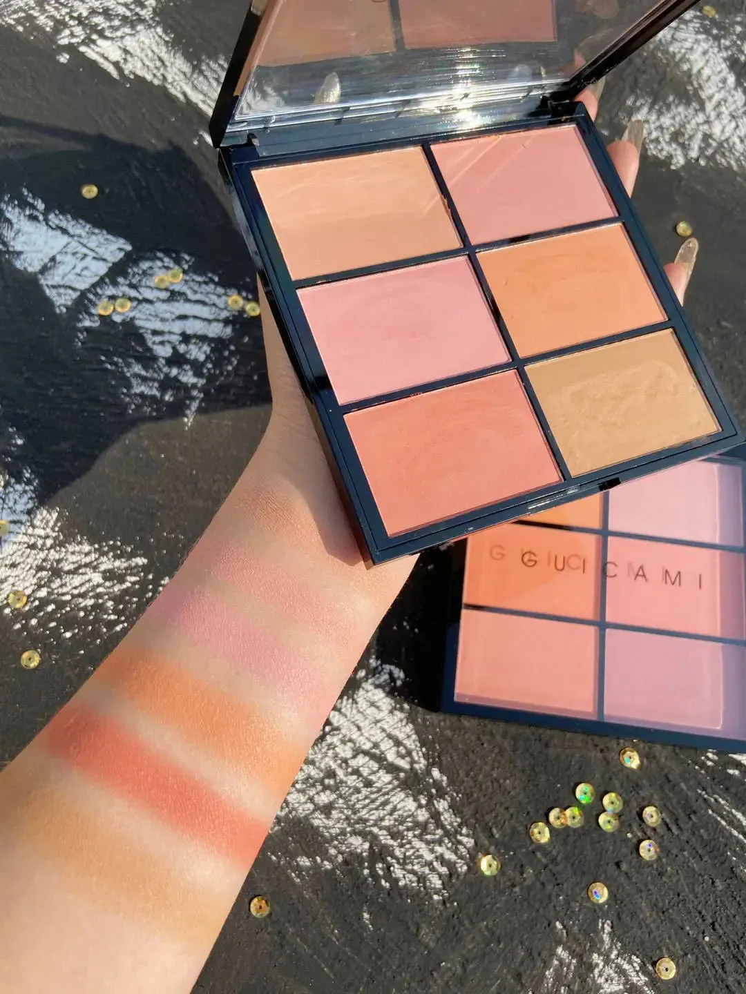 6-color Blush Palette 6-color Blush Palette Matte Natural Blush Long-lasting Color Rouge