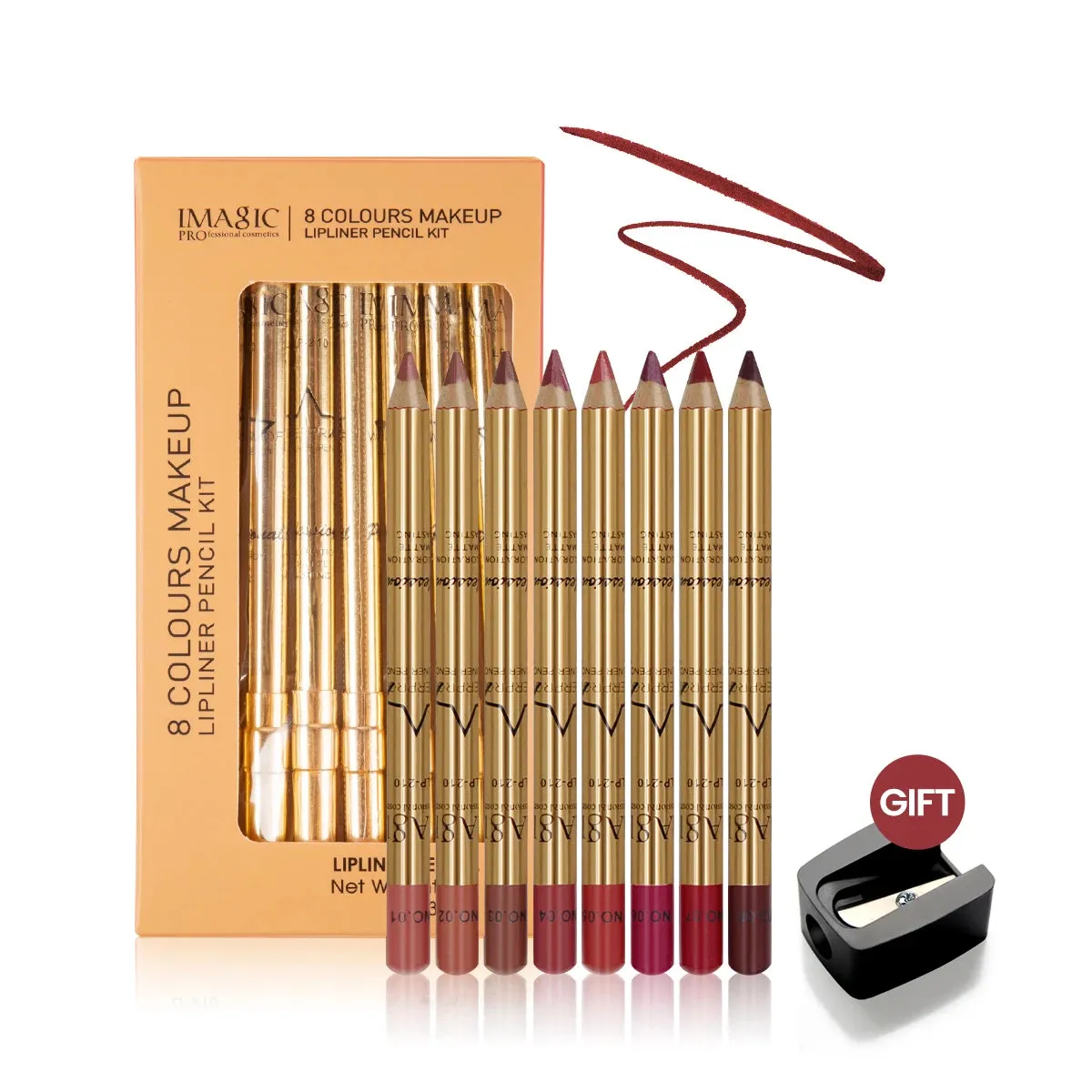 8 Colors Lip Liner Pencil