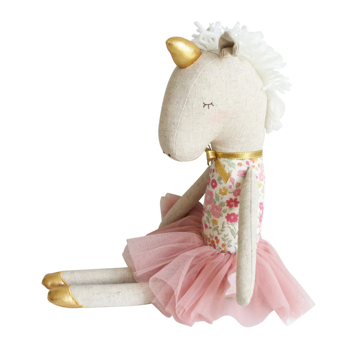 Alimrose Yvette Unicorn Doll - Rose Garden
