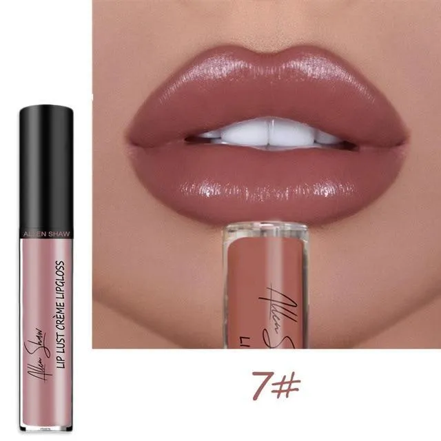 Allen Shaw Liquid Lipstick Moisturizing Waterproof Gloss