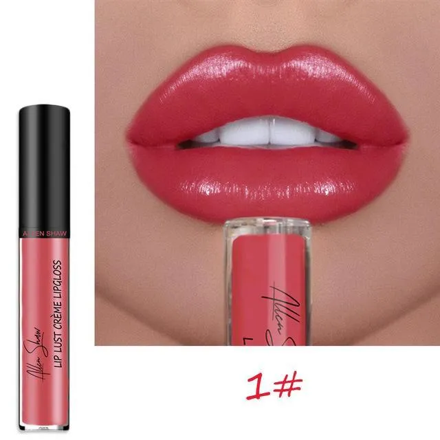 Allen Shaw Liquid Lipstick Moisturizing Waterproof Gloss