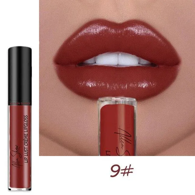 Allen Shaw Liquid Lipstick Moisturizing Waterproof Gloss