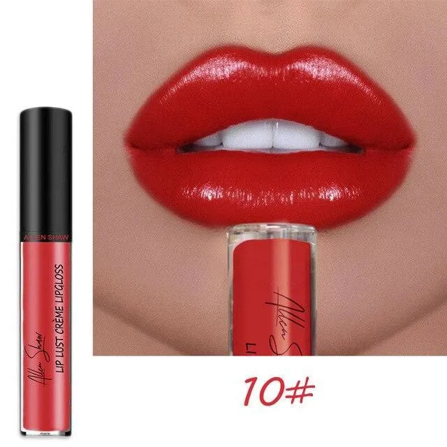 Allen Shaw Liquid Lipstick Moisturizing Waterproof Gloss