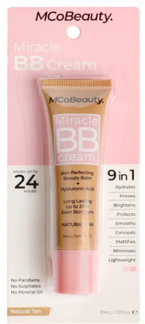 ANY 3 for $20 MIX & MATCH ALL MCO PRODUCTS - MCoBeauty Miracle BB Cream Natural Tan