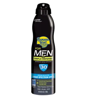 Banana Boat For Men Clear Ultra Mist SPF30 6 oz
