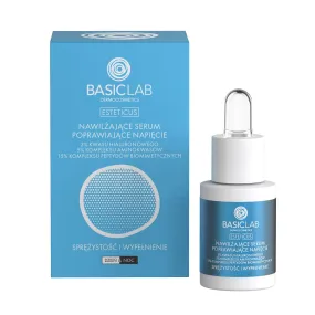 BasicLab Moisturizing Serum Improving Tightness with 3% Hyaluronic Acid, 5% Amino Acid Complex & 15% Biomimetic Peptide Complex 15ml
