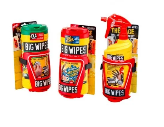 Big Wipes Van & Wall Bracket tool accessory for Big Wipes 80 tub - "The CAGE"