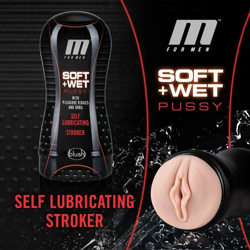 Blush Soft and Wet Self Lubricating Mens Masturbation Cup