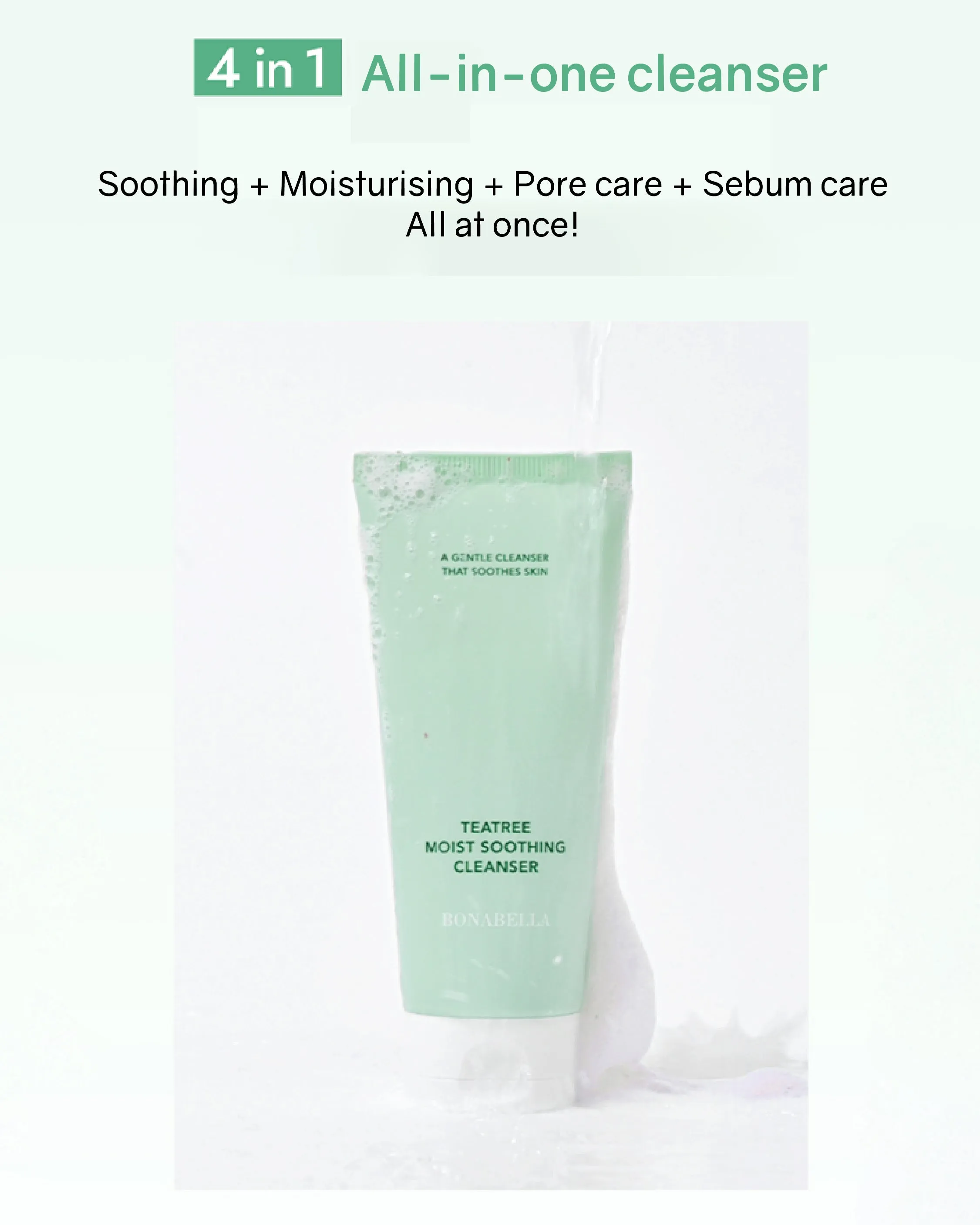 Bonabella Teatree Moist Soothing Cleanser