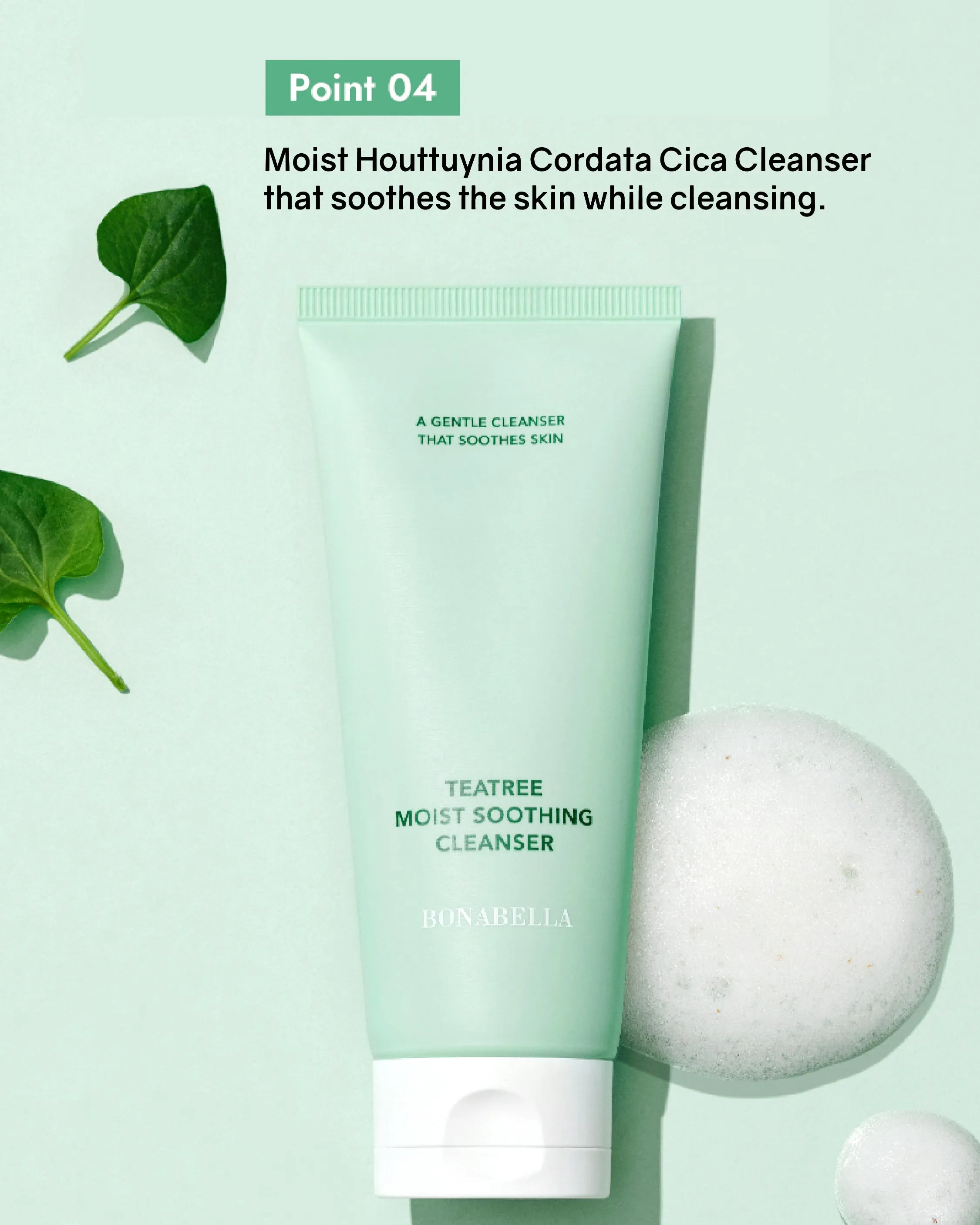 Bonabella Teatree Moist Soothing Cleanser