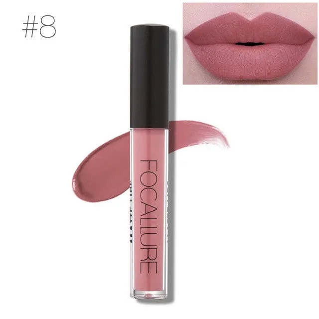 Brand Lip Makeup Long Lasting Lips Matte Lipstick Nude Cosmetic Moistourzing Lip Tint Tattoo Matte Liquid Lip Gloss Make Up