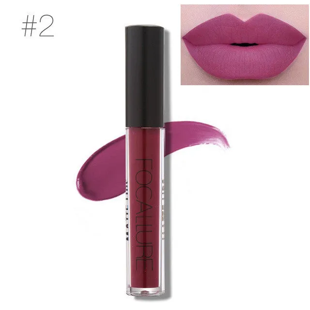 Brand Lip Makeup Long Lasting Lips Matte Lipstick Nude Cosmetic Moistourzing Lip Tint Tattoo Matte Liquid Lip Gloss Make Up
