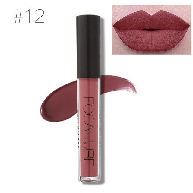 Brand Lip Makeup Long Lasting Lips Matte Lipstick Nude Cosmetic Moistourzing Lip Tint Tattoo Matte Liquid Lip Gloss Make Up