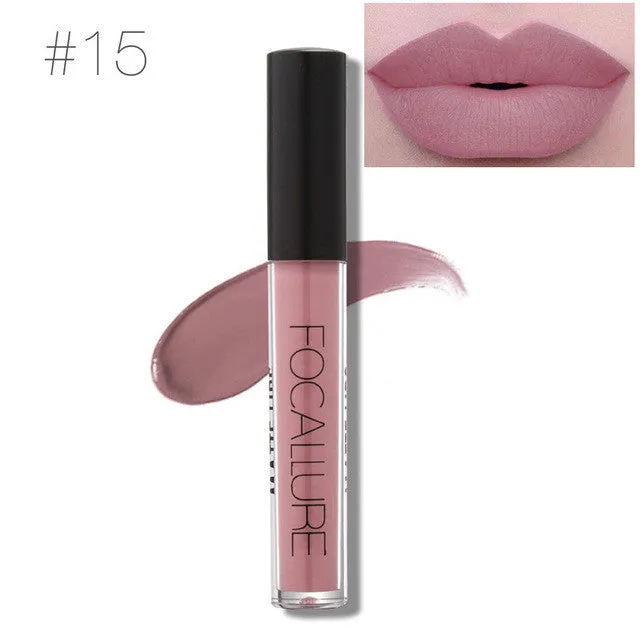 Brand Lip Makeup Long Lasting Lips Matte Lipstick Nude Cosmetic Moistourzing Lip Tint Tattoo Matte Liquid Lip Gloss Make Up