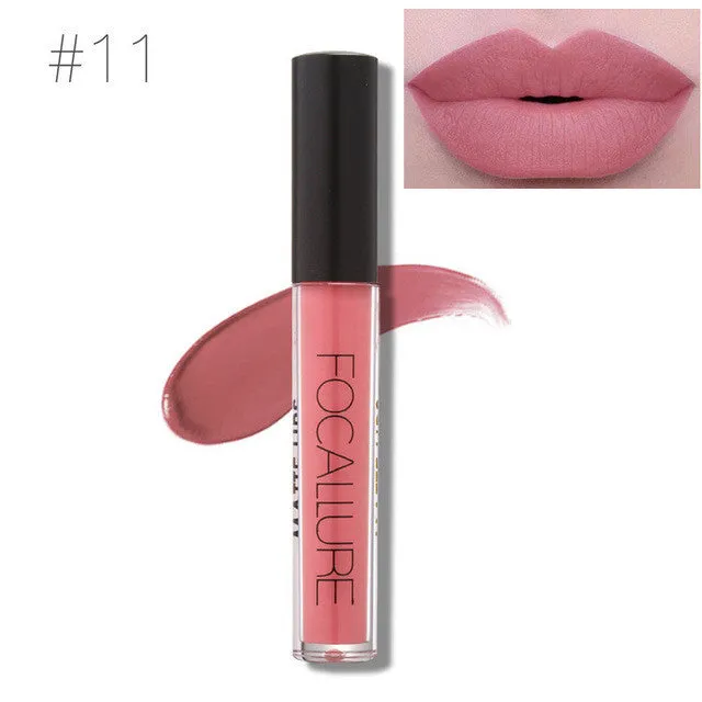 Brand Lip Makeup Long Lasting Lips Matte Lipstick Nude Cosmetic Moistourzing Lip Tint Tattoo Matte Liquid Lip Gloss Make Up