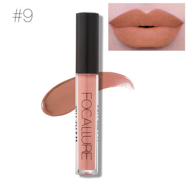 Brand Lip Makeup Long Lasting Lips Matte Lipstick Nude Cosmetic Moistourzing Lip Tint Tattoo Matte Liquid Lip Gloss Make Up