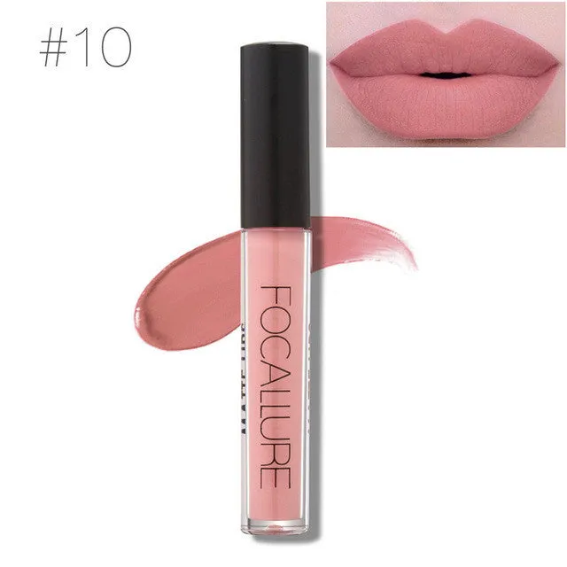 Brand Lip Makeup Long Lasting Lips Matte Lipstick Nude Cosmetic Moistourzing Lip Tint Tattoo Matte Liquid Lip Gloss Make Up