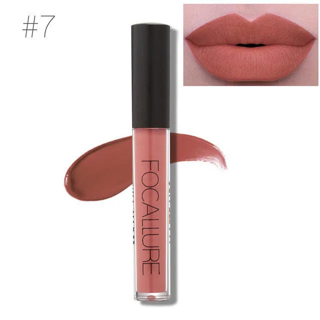 Brand Lip Makeup Long Lasting Lips Matte Lipstick Nude Cosmetic Moistourzing Lip Tint Tattoo Matte Liquid Lip Gloss Make Up