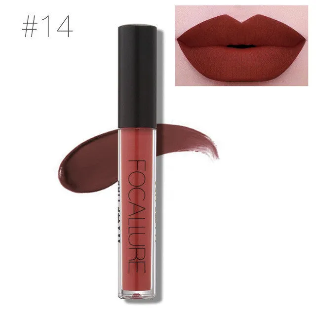 Brand Lip Makeup Long Lasting Lips Matte Lipstick Nude Cosmetic Moistourzing Lip Tint Tattoo Matte Liquid Lip Gloss Make Up
