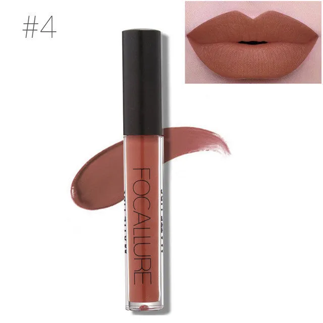 Brand Lip Makeup Long Lasting Lips Matte Lipstick Nude Cosmetic Moistourzing Lip Tint Tattoo Matte Liquid Lip Gloss Make Up