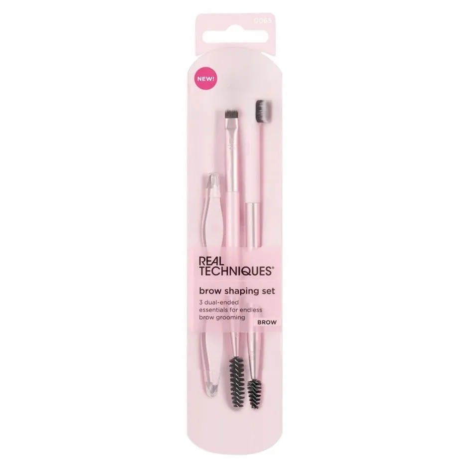 Brow Shaping Set pędzelek do brwi   grzebyk do brwi   pęseta