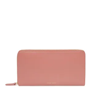 Calf Continental Wallet - Blush