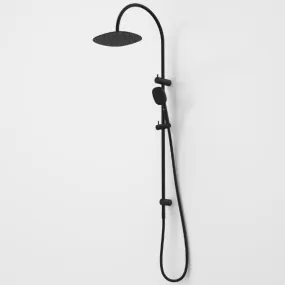 Caroma Contura II Rail Shower with Overhead - Black