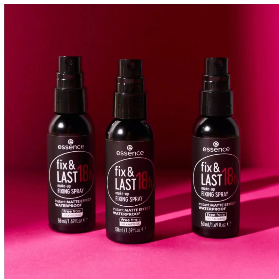 Essence fix & LAST 18h make-up FIXING SPRAY Instant Matte Effect Waterproof