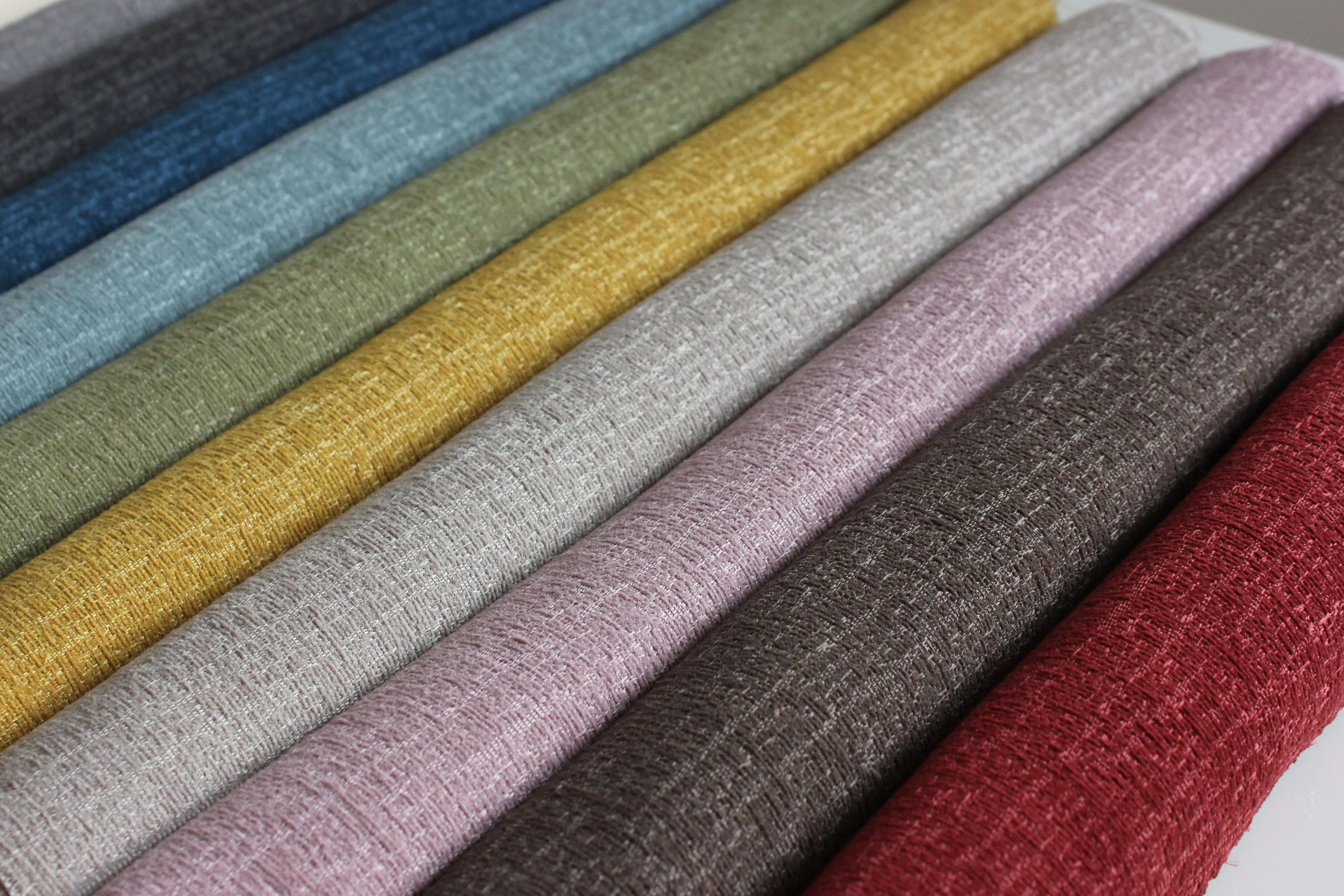 Eternity Soft Blush Chenille Fabric
