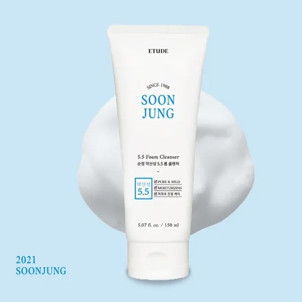 Etude House - SoonJung pH5.5 Foam Cleanser