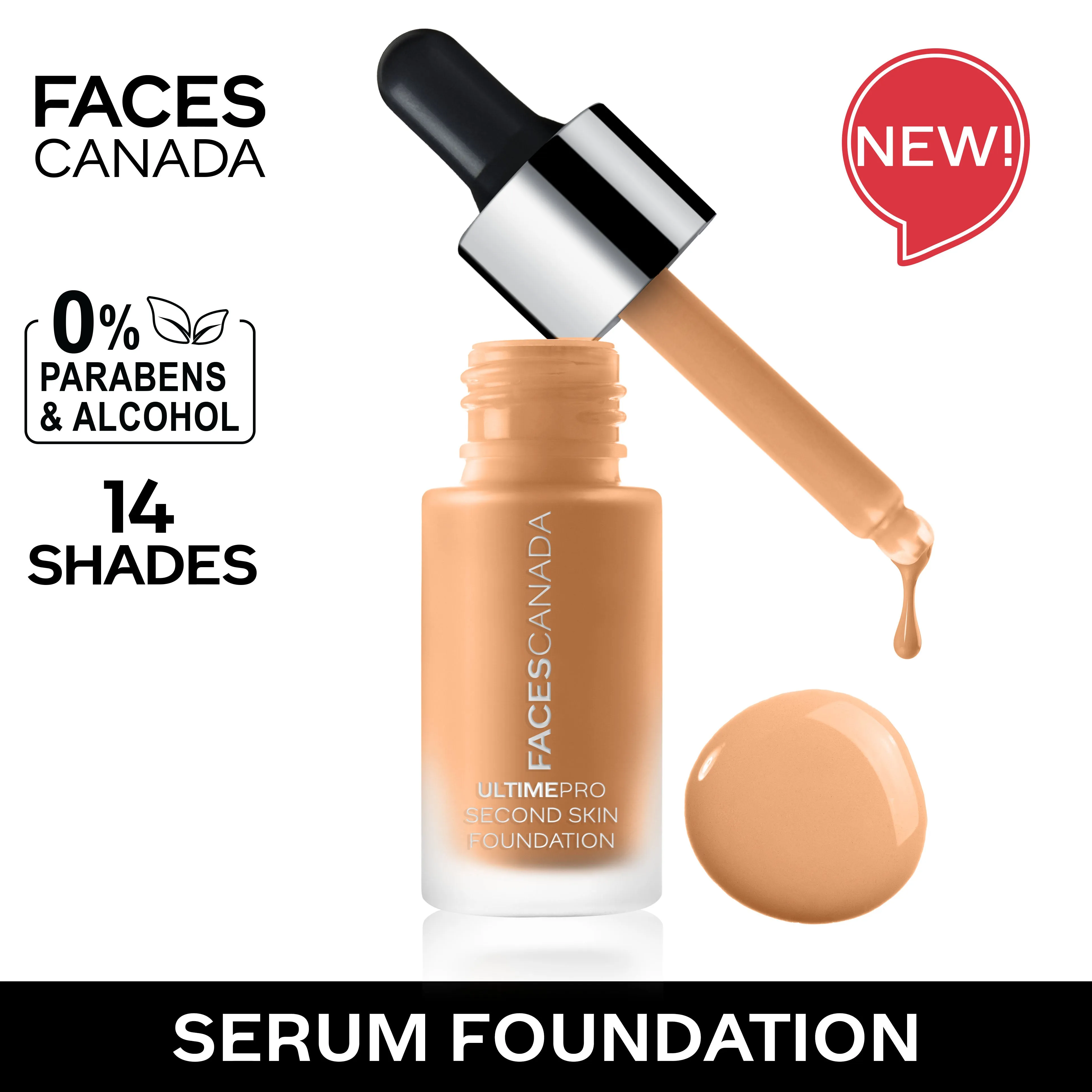 Faces Canada UltimePro Second Skin Foundation Ivory 01 (15 ml)