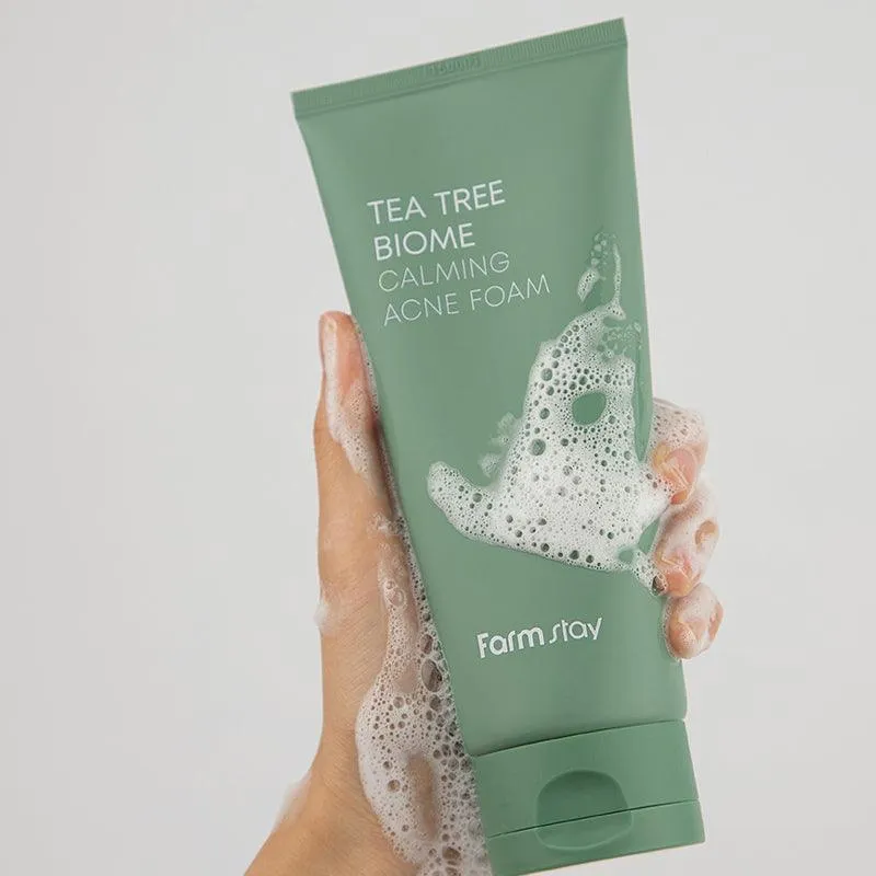 [Farmstay] Tea Tree Biome Calming Acne Foam 180ml