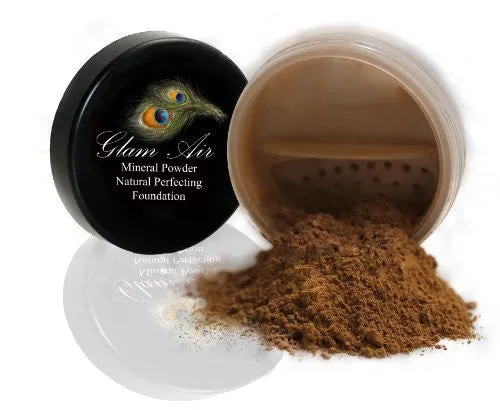 Glam Air Mineral Foundation, Natural Perfection Powder Foundation Compare with Bare Minerals and MAC Mineralize (MEDIUM/DARK)
