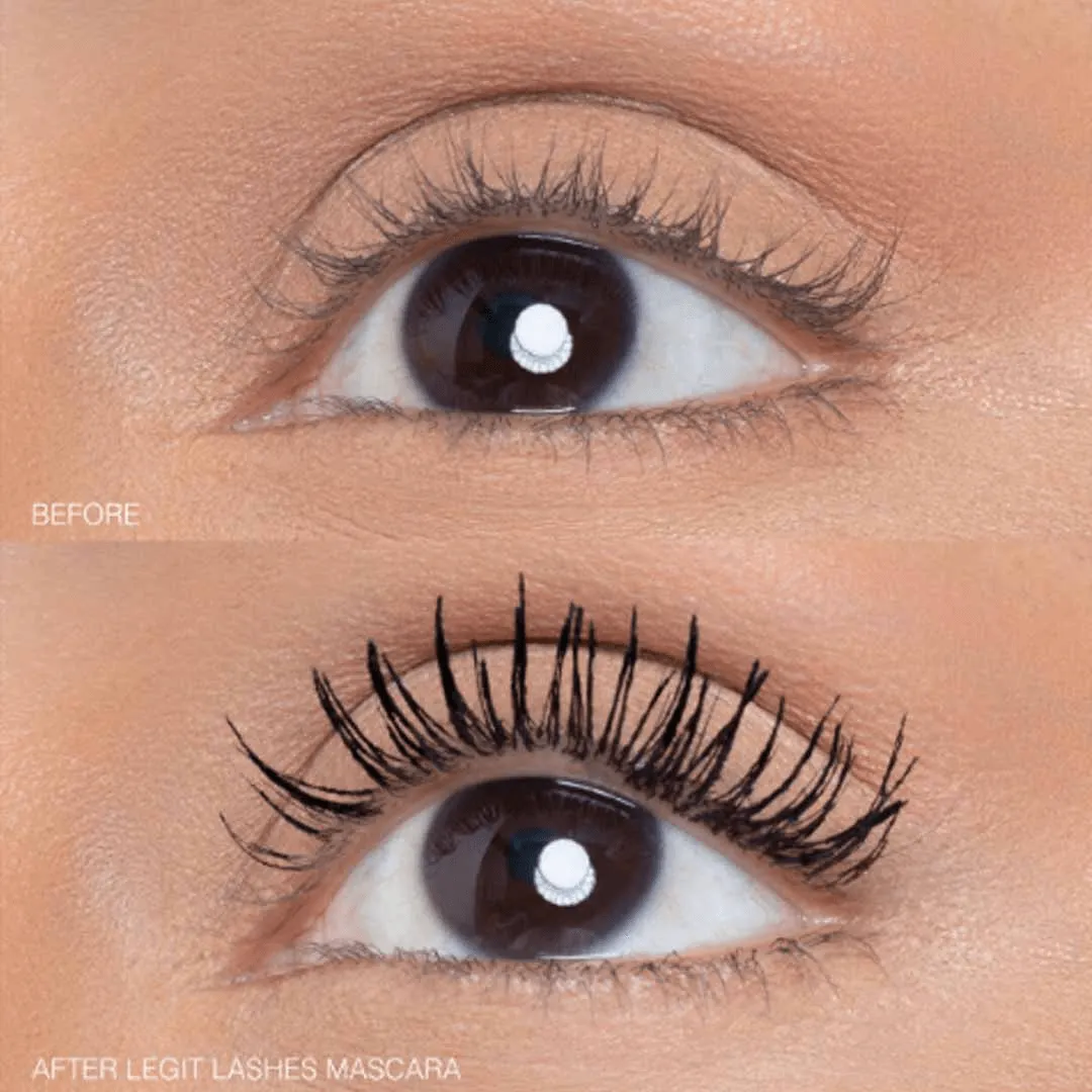 Huda Beauty Legit Lashes Double-Ended Volumizing and Lengthening Mascara With Box