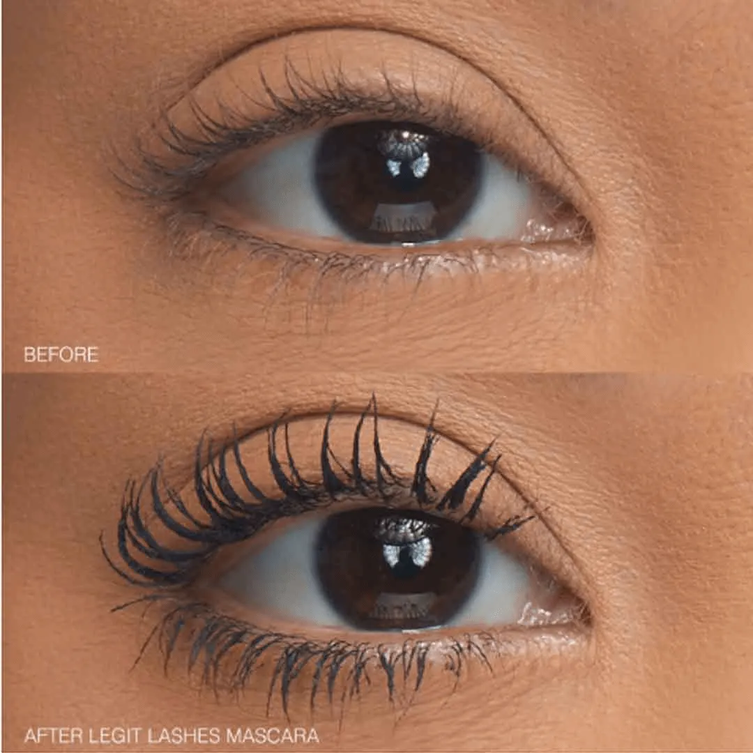 Huda Beauty Legit Lashes Double-Ended Volumizing and Lengthening Mascara With Box