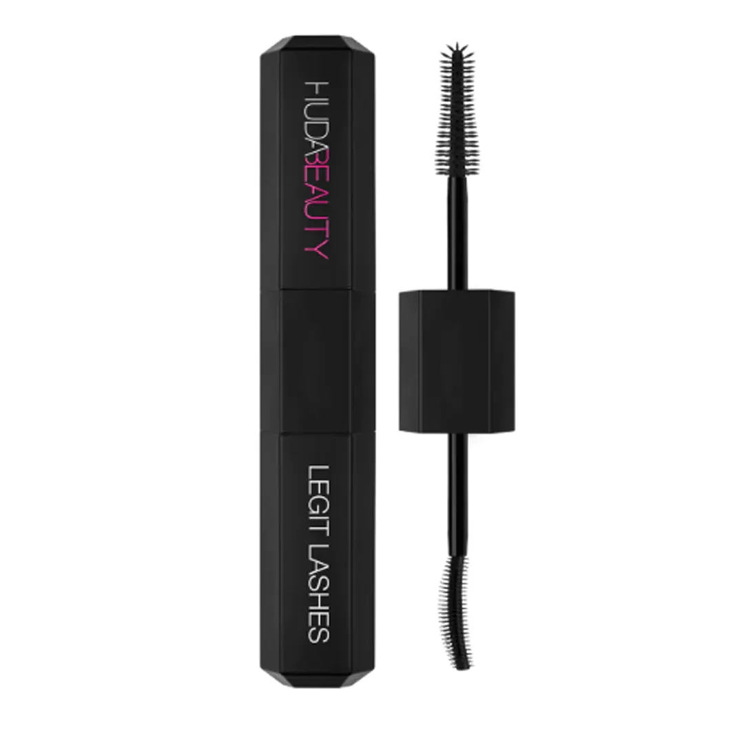 Huda Beauty Legit Lashes Double-Ended Volumizing and Lengthening Mascara With Box