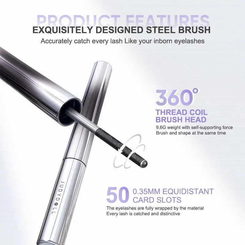 Judydoll - 3D Curling Eyelash Iron Mascara - Classic 01 Black