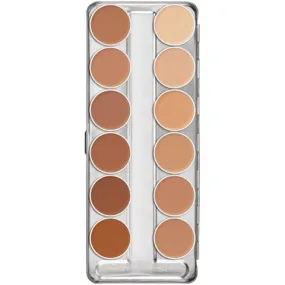 Kryolan Dermacolor Camouflage Creme Palette 12 Colors - (C)