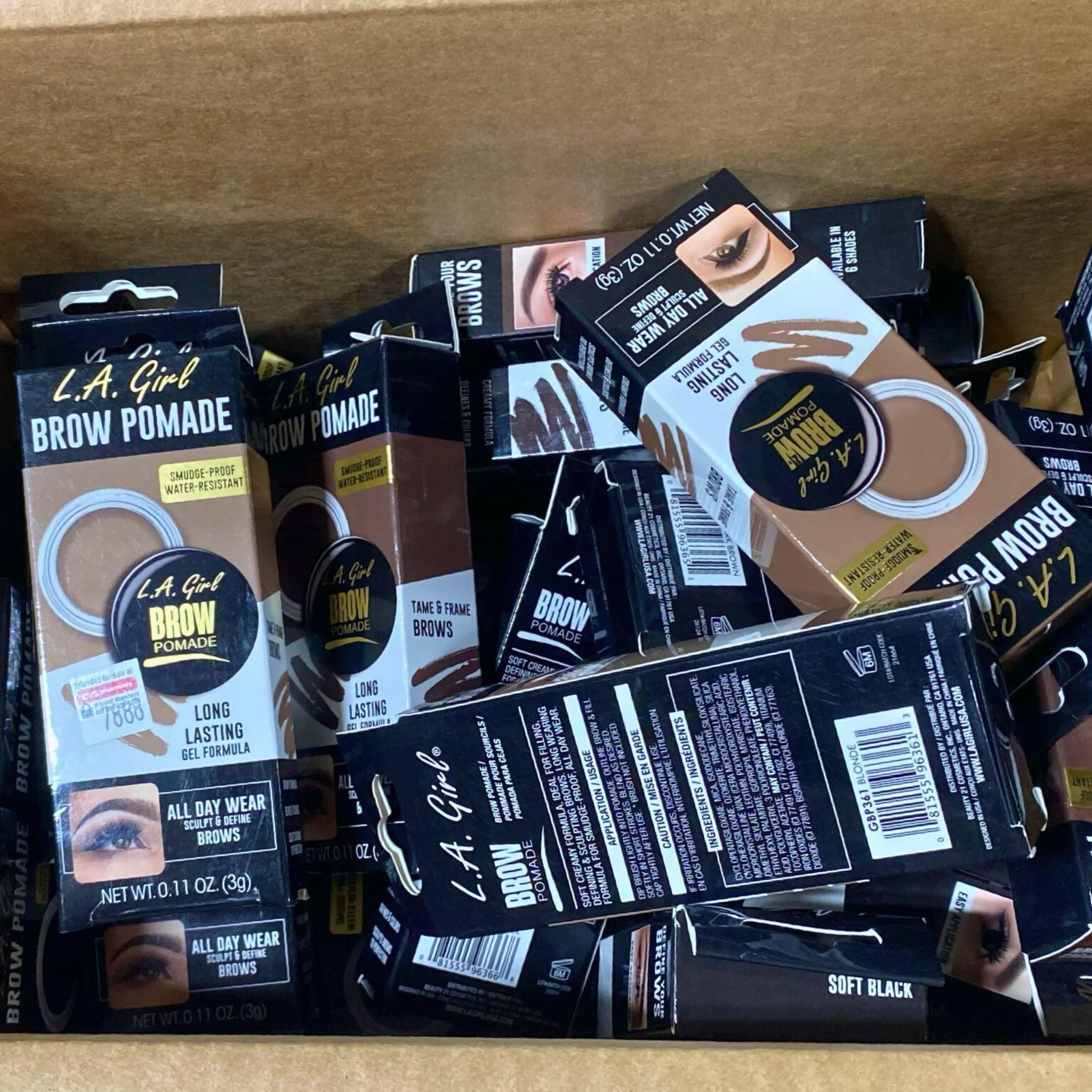 L.A.Girl Brow Pomade Sulpt & Define Brows 0.11OZ  (80 Pcs Lot)