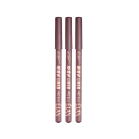 ÉLAN - Powder Eyebrow Pencil «Brow Liner Pro» B 01 Medium brown (Wholesale 3 pack, RRP $20.95 Each)