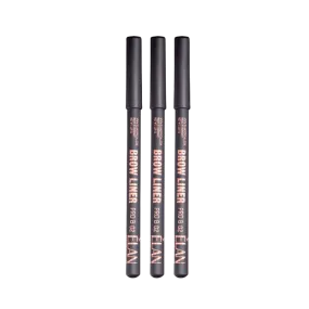 ÉLAN - Powder Eyebrow Pencil «Brow Liner Pro» B 02 Dark brown (Wholesale 3 pack, RRP $20.95 Each)