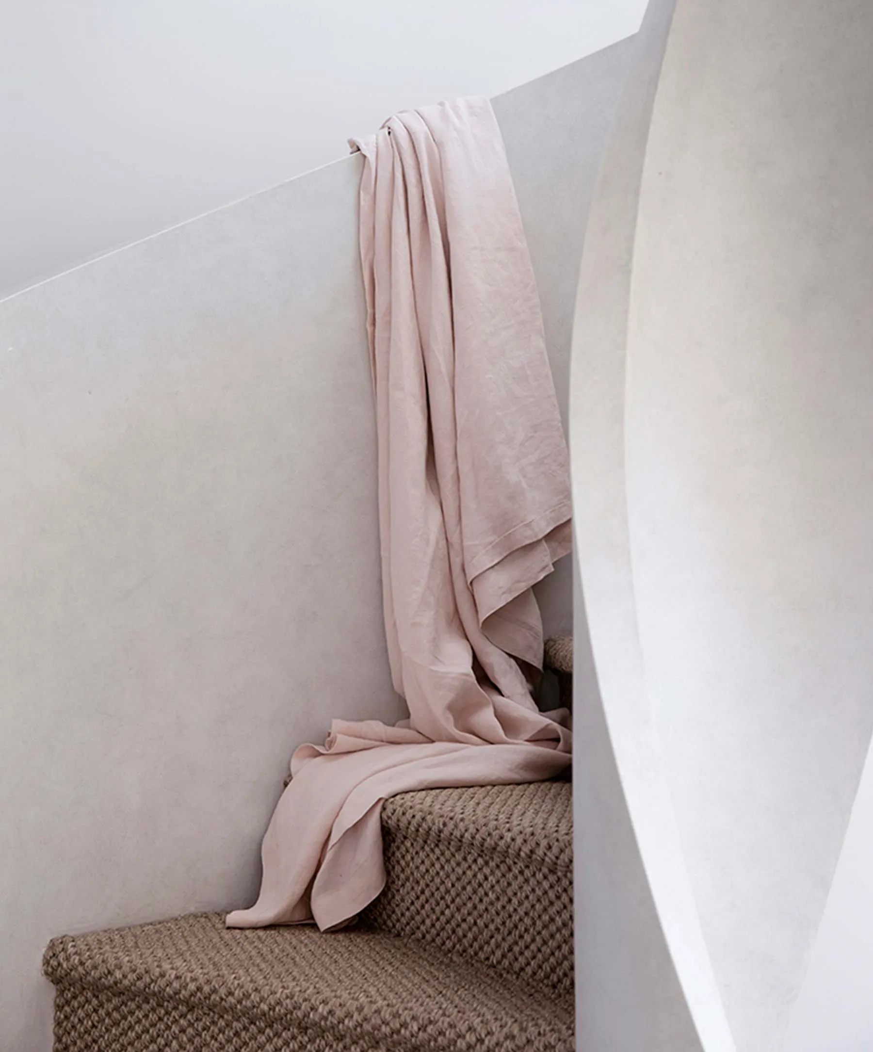 Linen Sheet Set with Pillowcases - Blush