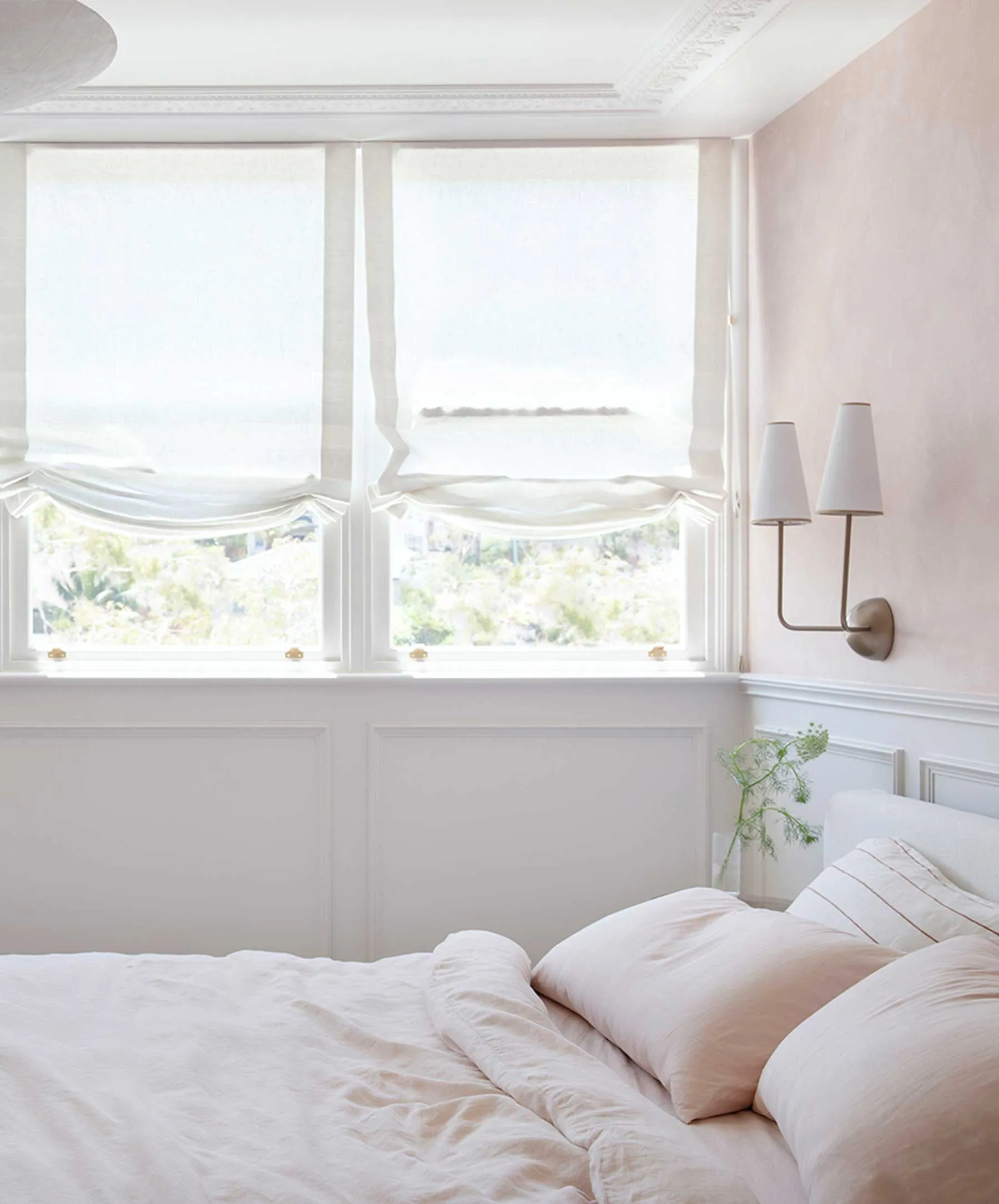 Linen Sheet Set with Pillowcases - Blush