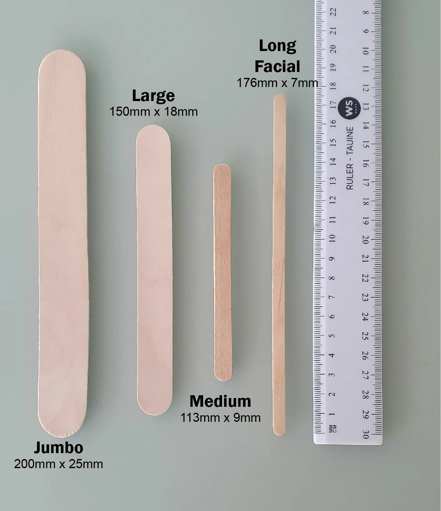 Long Facial Spatulas (250pk)
