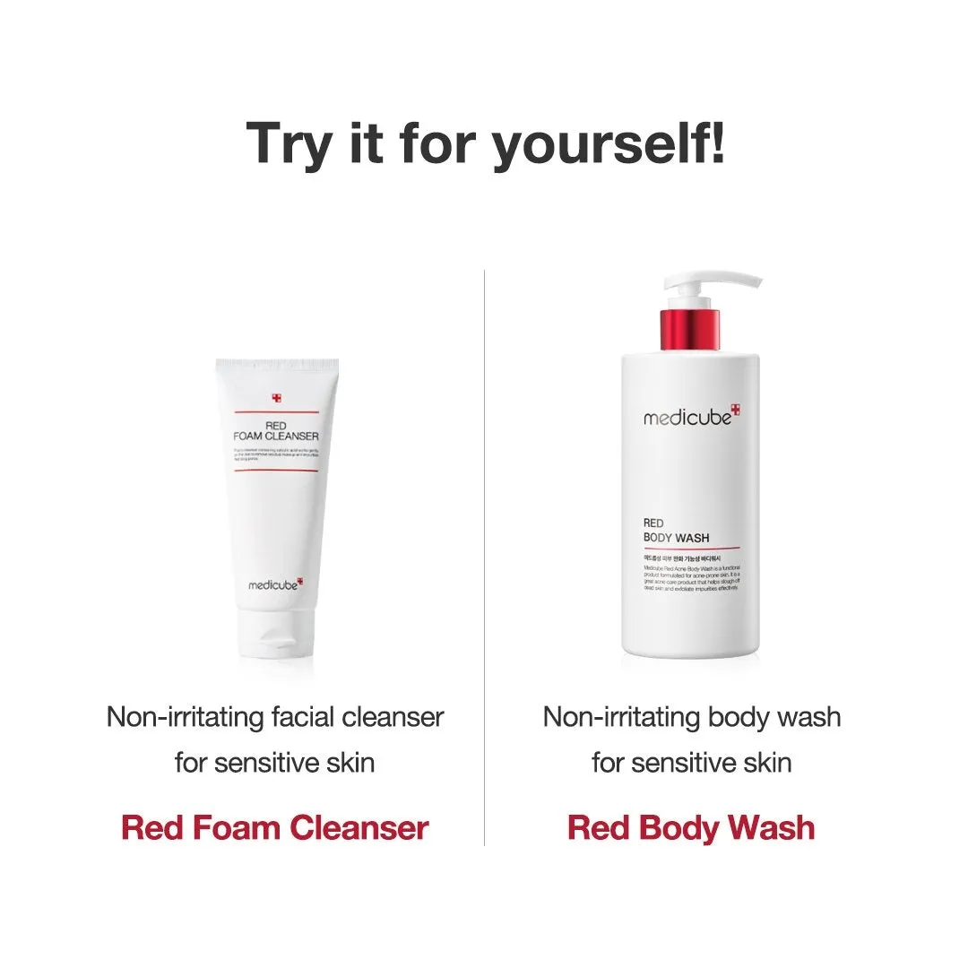 [M-CLUB] Red Face & Body Cleansing Set
