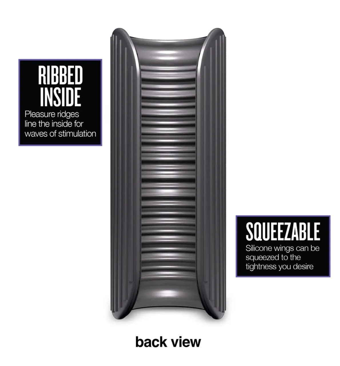 M-Elite Platinum Wrapt - Silicone Penis Vibrator & Stroker