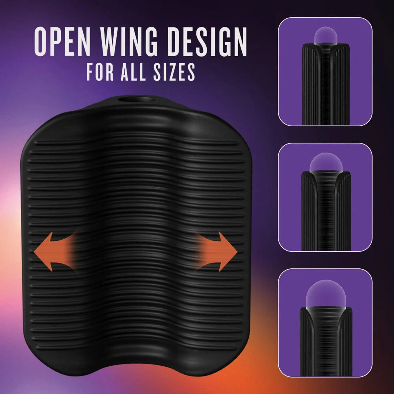 M-Elite Platinum Wrapt - Silicone Penis Vibrator & Stroker