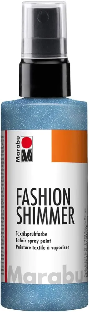 Marabu Fashion-Shimmer, 595 Shimmer-Sky Blue, 100 Ml