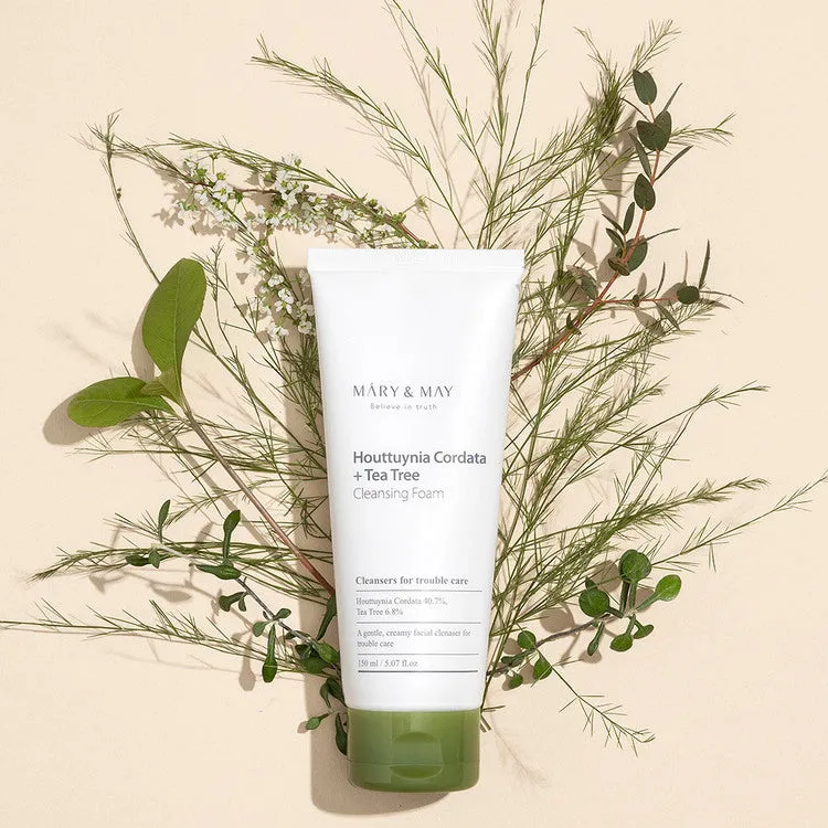 Mary&May Houttuynia Cordata   Tea Tree Cleansing Foam